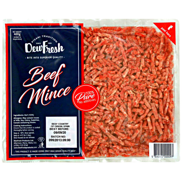 Dewfresh  Ground Beef 400g