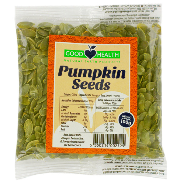 Good Health Pumpkin Seeds 100 grms