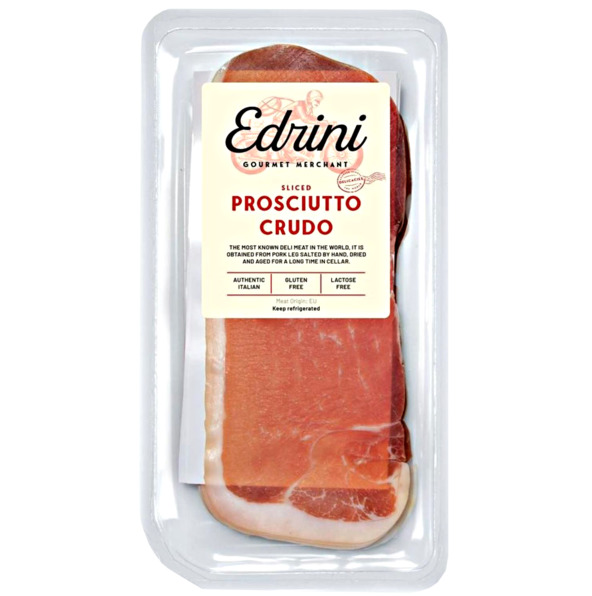 Edrini Sliced Prosciutto Crudo 80g